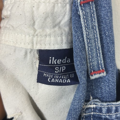 Ikeda Vintage Denim Bib Overalls Adult Unisex Small - Picture 9 of 11
