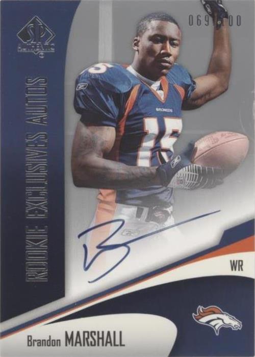 2006 SP Authentic Brandon Marshall #REA-BM - 1 of 2