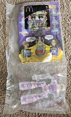 VTG McDonalds Spy Kids Happy Meal Toy Robot #3 Figure With 3-D Comic/Glasses '03