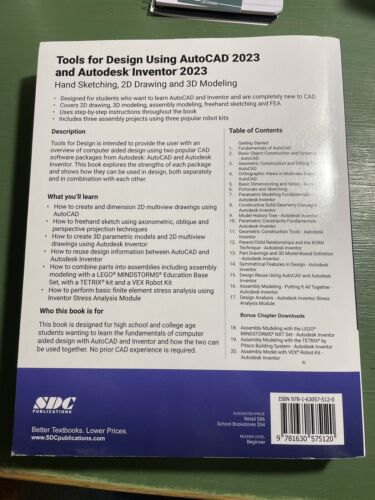 Tools for Design Using Autocad 2023 and Autodesk Inventor 2023 - Picture 3 of 4