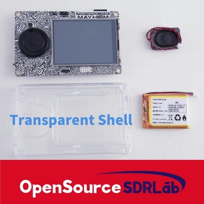 H4m Spectrum Analyzer and Transparent Shell with Speaker&2500mah Lithium Battery