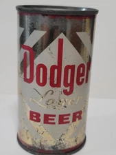 vintage collectable Beer Can Dodger Lager Beer Can 054-16Flat Top Not Open.