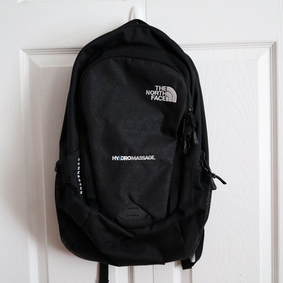 The North Face Connector Backpack Black Flexvent Padded Back Hydromassage Logo