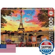 Educa Sunset in Paris 3000 Piece Jigsaw Puzzle 17675