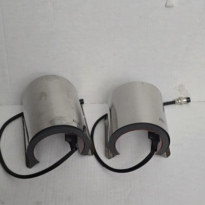 Lot of 2 Vivohome Stainless Steel Tumbler Mug Attachment Heat Press Transfer