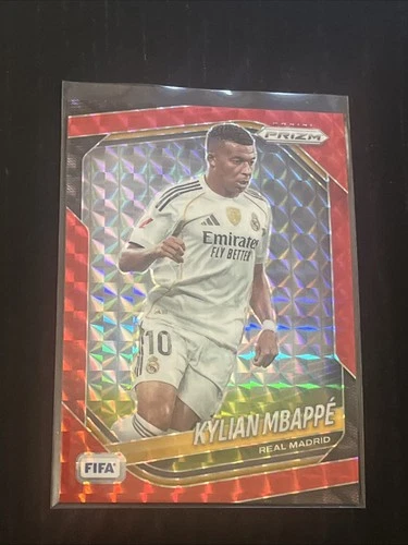 Kylian Mbapp 2025 Panini Prizm Kylian Mbapp #181 Red