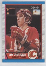 1989-90 O-Pee-Chee Jim Peplinski #206 0a1