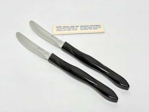 Cutco #1759 JG Wellenschliff Tisch Steakmesser dunkelbraun Wirbelgriff USA