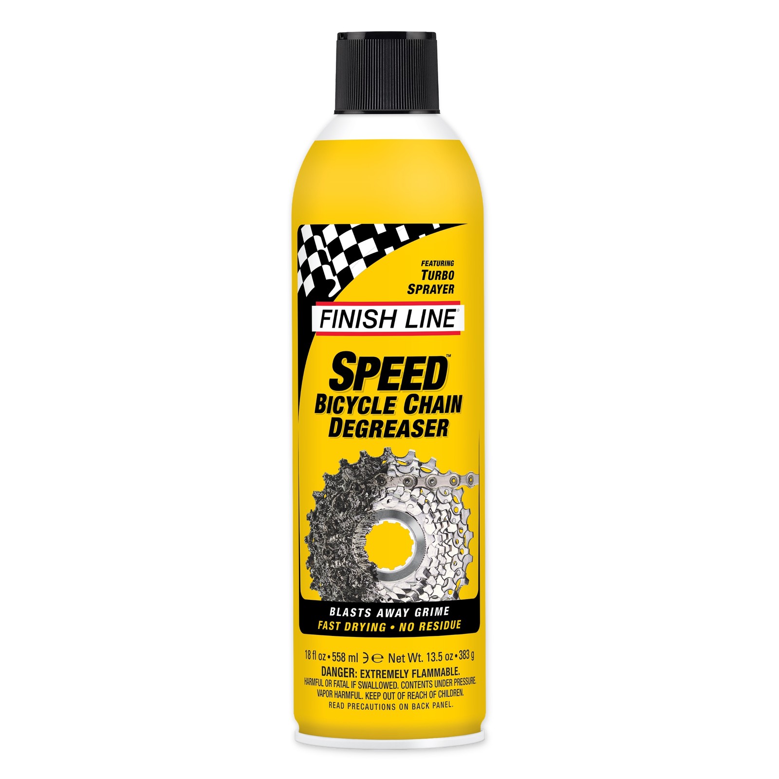 Finish Line Speed Bike Degreaser, 18oz Aerosol