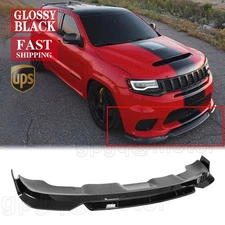 For Jeep Grand Cherokee SRT/Trackhawk 2017-2021 V5 Glossy Black Front Bumper Lip