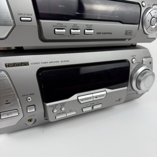 Amplificador estéreo vintage Technics SA-EH550/unidades de pila de procesador de sonido SH-EH550 - Imagen 3 de 5