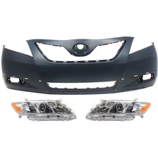 Bumper Cover Kit For 2007-2009 Toyota Camry SE Model USA Built Front
