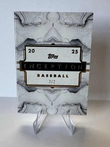 2025 Topps Inception Jackson Holliday Autograph Laundry Tag Book Card 1/2