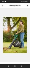 Parkside 3 In 1 Electric Leaf Blower Vacuum & Integrated Shredding Function -34L