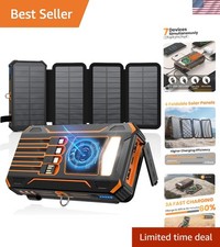 High-Capacity Solar Charger Power Bank