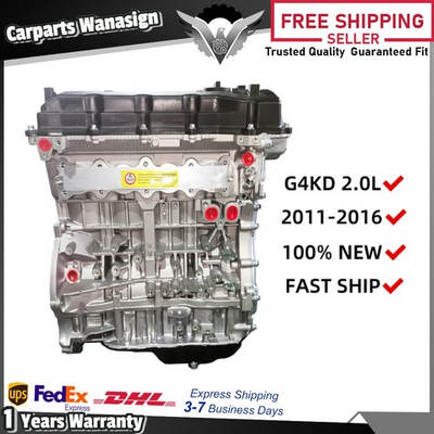 #ad Long Block Bare Engine For Hyundai ix35 Kia Optima Magentis G4KD 2.0L 2010 2015 $2298.05