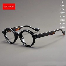 Gafas de lectura vintage KLASSNO para hombre, peque as y redondas, con aumento y
