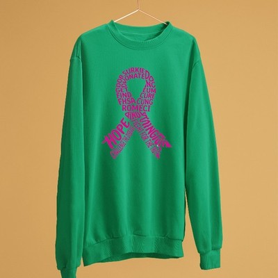 AF Merch Hope Cancer Warrior Hoodie Pink Ribbon Awareness Sweatshirt