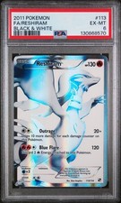 2011 Pokémon Black & White Reshiram Full Art #113 PSA 6 on eBay