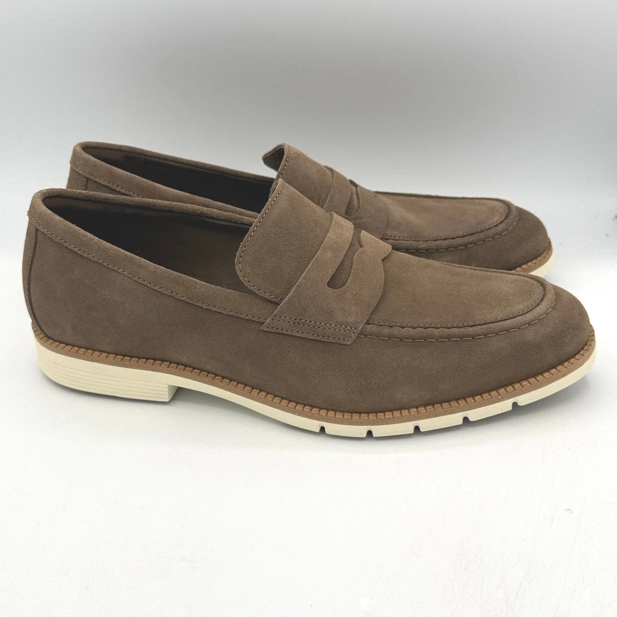 Cole Haan Flexgrand+ Men\'s Suede Penny Loafers, Color: Truffle Cole Haan Flexgrand+ Penny Loafer Mens 8.5 | Mercari main image 4