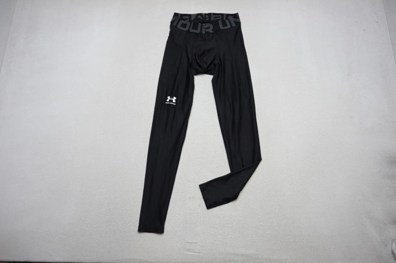 Under Armour Performance HeatGear Black Compression Baselayer Pants Mens Small