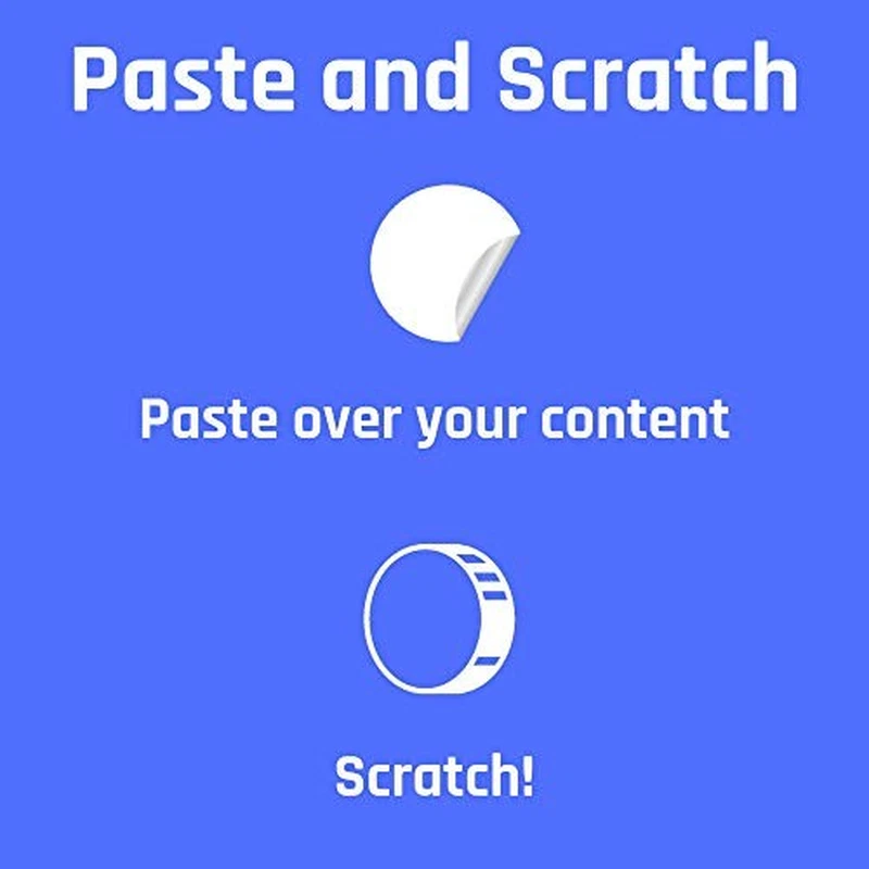 150 Pack, Rectangle Scratch off Labels Stickers, Gray - 1.9 X 0.6" - Image 4 of 4