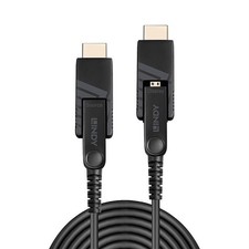 Lindy 70M Fibre Optic Hybrid Micro-Hdmi 18G Cable With Detachable Hdmi And Dvi C