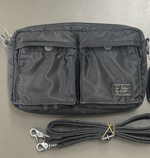 PORTER Tanker 2-Way Body Bag Shoulder Bag Black Nylon Japan Import Pre-owned