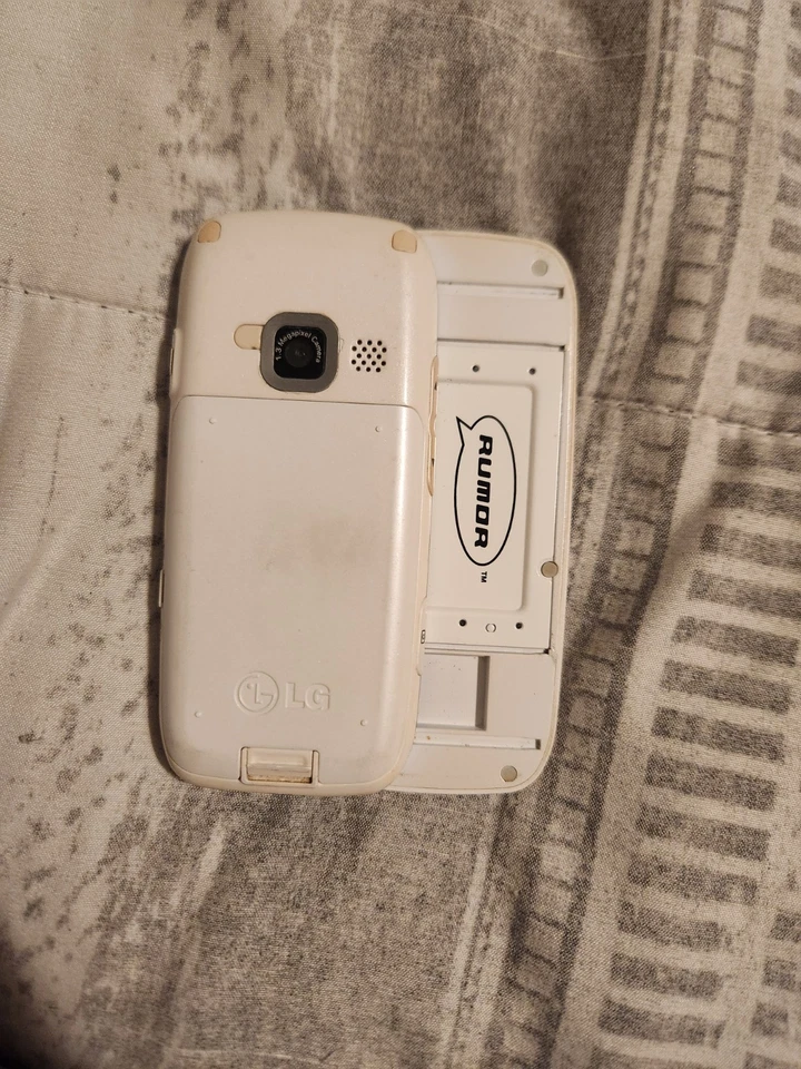 Teléfono Móvil LG Rumour LX260 Blanco Sprint Pantalla TFT QWERTY Teclado Deslizante Foto 2 de 4