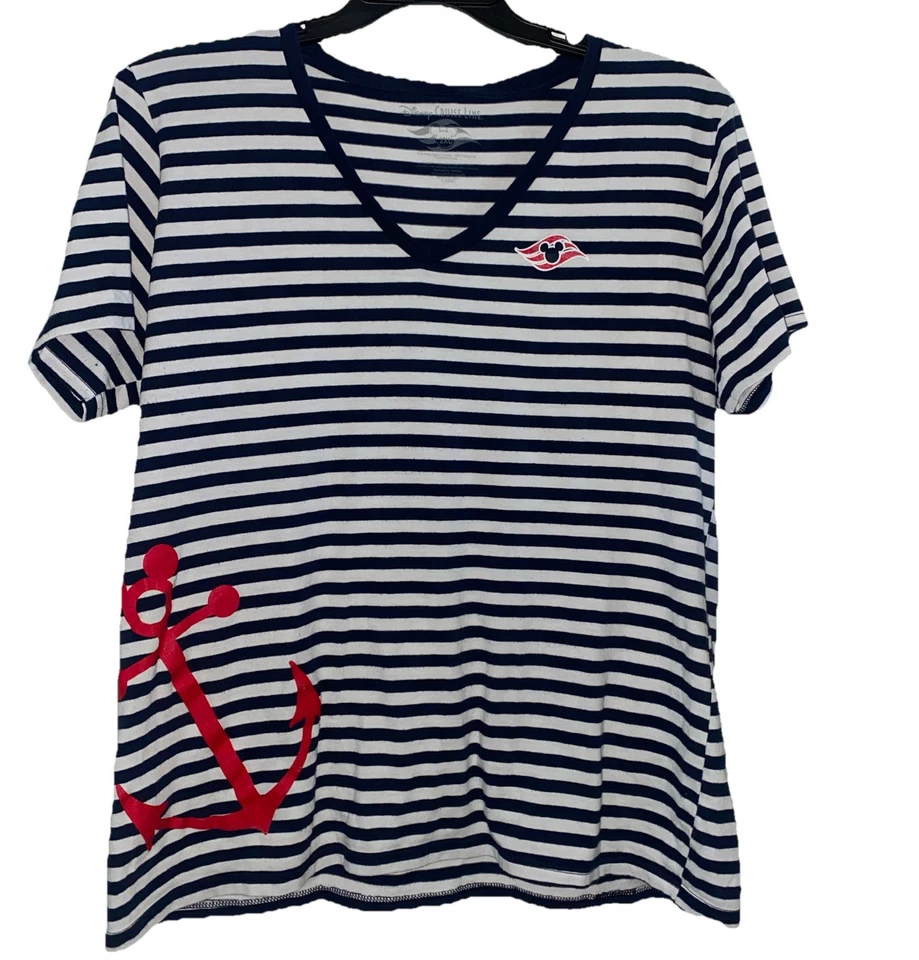 Disney Crew Line Top 女式 2XL — 第 2/4 张图片
