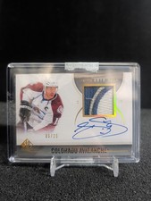 2010 Joe Sakic SP Authentic Gorgeous Stitched Patch Auto 5/25 - Game Used