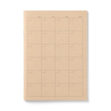 Muji 84925276 Monthly Notebook, A6, 32 Sheets