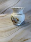 Antique Royal Ironstone China Warrented Vase Or Wash Cup With Pansies — photo 1