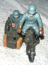 Britains WW2 german militaria Toy Army German Bmw Motor Bike And Side Car Ww2
