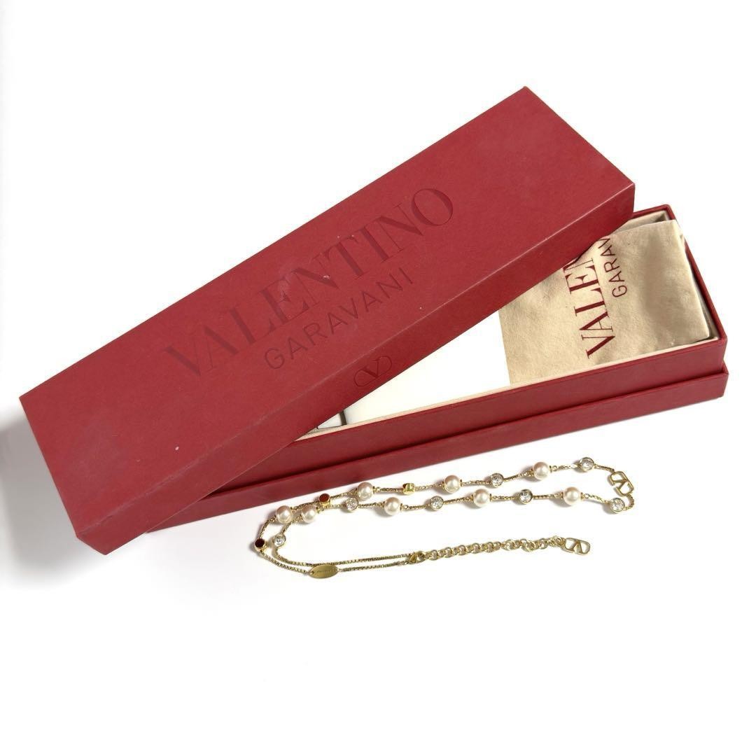 Valentino Women's Station V Logo Necklace (List Price: Approximately ¥140,000) thumbnail 10