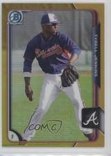 2015 Bowman Chrome Prospects Gold Refractor 35/50 Tyrell Jenkins #BCP179 0s3