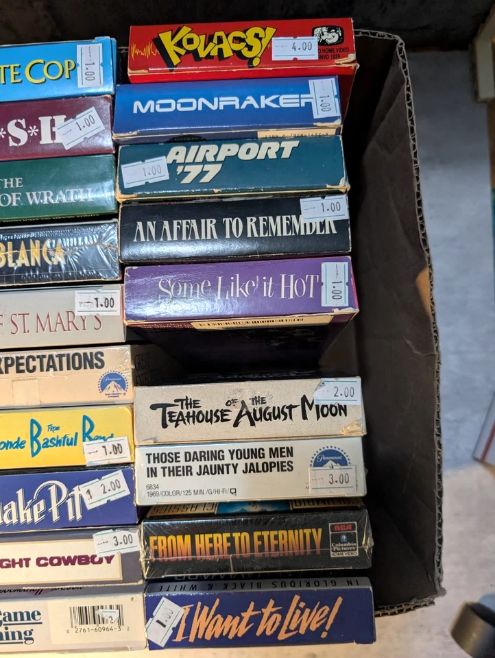 Pick 10 VHS for $12. Make your own lot. ALL TESTED! See description. — 第 4/4 张图片