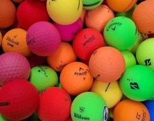 100 Matte Finish Golf Balls - Mystery Mix - 3A/4A
