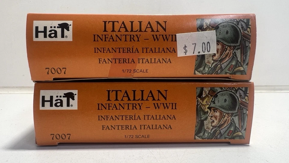 🇮🇹 HaT Segunda Guerra Mundial Infantería Italiana 1:72 Modelo Kit x2 Lote #7007 🪖🔥 Nuevo Foto 3 de 4