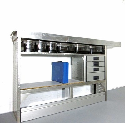 FES GmbH gebrauchte ALUCA Fahrzeugeinrichtung Schubladen Werkstatt Regal Rega...