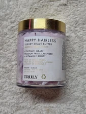 Truly Beauty Happy Hairless Luxury Shave Butter 2 oz FULL SIZE SEALED NEW Vegan