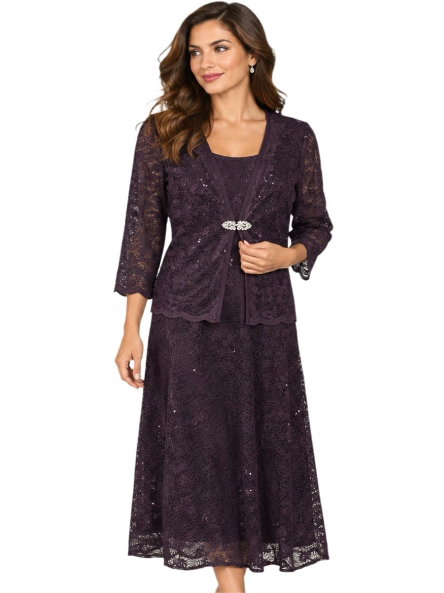 nightingales layered dress and jacket Stretch Dresses for Women for sale mother of the groom outfits