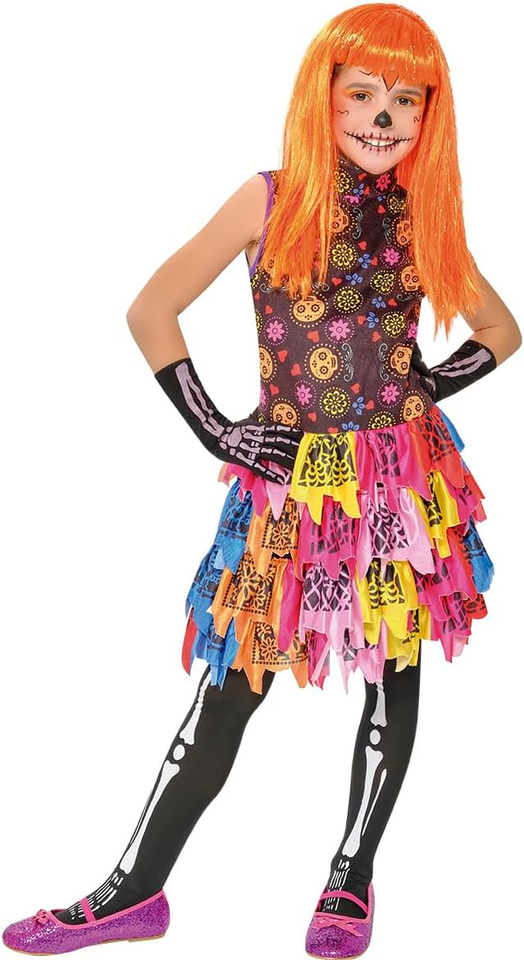 Rubies Costume Da Strega Brilli Brilli Per Bambina - Con Vestito Con Paillettes, Cappello E Calze - 2