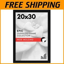 Engineered Wood 20x30 Black Frame