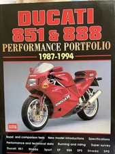 Ducati 851 and 888 1987-1944 -Performance Portfolio by R. M. Clarke