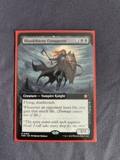 Bloodthirsty Conqueror #0406 Borderless Extended Art - Non-Foil - Near Mint