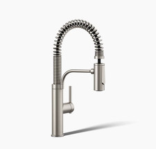 Kohler Provo Semi-Pro Kitchen Sink Faucet - Vibrant Stainless - K-REC37712-VS