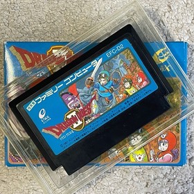 Dragon Quest II Famicom Early Version Complete Boxed Tested Japan Rare RPG