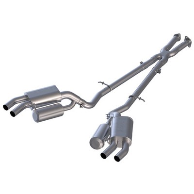 MBRP S4704AL Steel Cat Back Exhaust System Kit for 18-21 Kia Stinger GT 3.3L V6