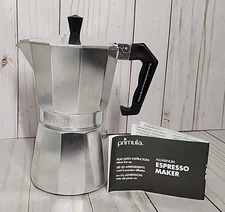 Primula Aluminum Espresso Maker - For Bold, Full Body Espresso - Makes 6 Cups